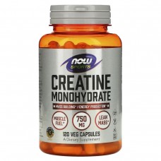 Креатин Now Foods (Creatine Monohydrate Sports) 750 мг 120 капсул