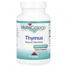 Тимус, Thymus Natural Glandular, Nutricology, 75 рослинних капсул