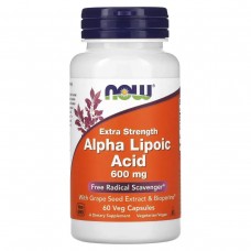 Альфа-ліпоєва кислота Now Foods (Alpha Lipoic Acid) 600 мг 60 капсул