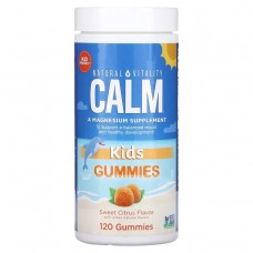 Natural Vitality, CALM, дитячі жувальні таблетки, солодкий цитрус, 120 жувальних таблеток