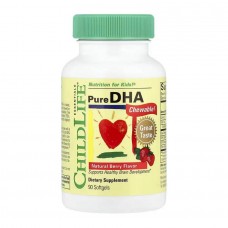 Pure DHA Chewable - 90 Softgels Natural Berry ChildLife Essentials