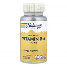 Vitamin B-6 Timed-Release 50mg - 60 vcaps Solaray