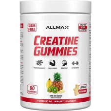 Креатин моногидрат AllMax Creatine Gummies 1250 мг 90 жевательных таблеток, Tropical Fruit Punch AllMax Nutrition