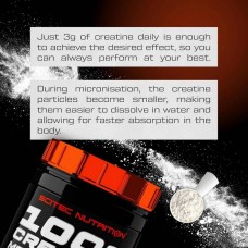 Креатин моногидрат Scitec Nutrition Creatine monohydrate 100% 300 g (Blue grape)  Scitec Nutrition