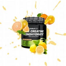 Креатин моногідрат Biotech 100% Creatine Mono 300g (Neon citrus)  BioTech