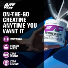 Креатин German American Technologies Creatine Chews 120 Chewable Tablets (Grape Cotton Candy)  German American Technologies