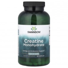 Креатин Swanson Creatine Monohydrate, 1 g, 180 Capsules Swanson