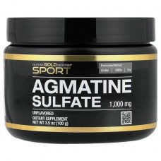 Агматин сульфат California Gold Nutrition Agmatine Sulfate 100 g (Unflavored) California Gold Nutrition