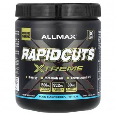 Жиросжигатель AllMax Rapidcuts® Xtreme, 235g (Blue Raspberry Riptide) AllMax