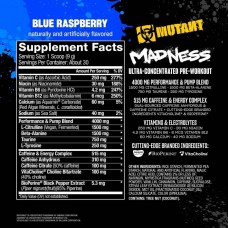 Передтренувальний комплекс Mutant Madness — 270 g (Blue Raspberry)  Mutant