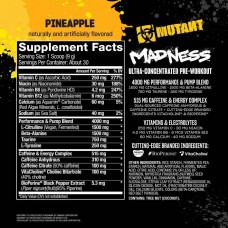 Передтренувальний комплекс Mutant Madness — 270 g (Pineapple Passion)  Mutant