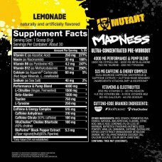 Передтренувальний комплекс Mutant Madness — 270 g (Roadside Lemonade)  Mutant