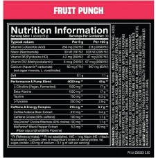Передтренувальний комплекс Mutant Madness — 270 g (Fruit Punch)  Mutant