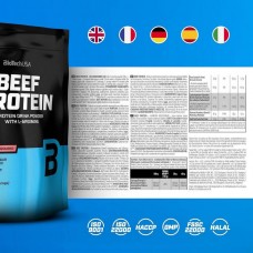 BEEF Protein 500g (Strawberry)  BioTech