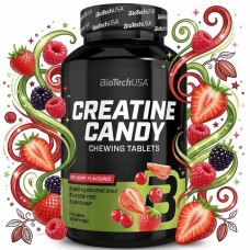 Креатин  Biotech Creatine Candy 240 таблеток, Red berry  BioTech