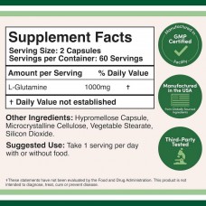 L-Glutamine 1000 mg  120capsules