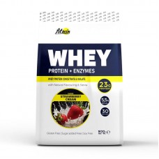 FitWin Whey Protein + Enzymes (900 g, berry punch)