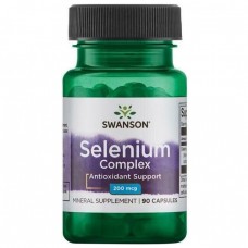 Селен, Ultra Selenium Complex, Swanson, 200 мкг, 90 капсул
