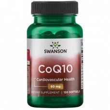 Коэнзим Q10 ультра, Ultra CoQ10, Swanson, 60 мг, 120 гелевых капсул