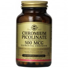 Хром піколінат, Chromium Picolinate, Solgar, 500 мкг, 120 капсул