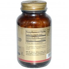 Альфа-липоевая кислота, Alpha Lipoic Acid, Solgar, 120 мг, 60 капсул