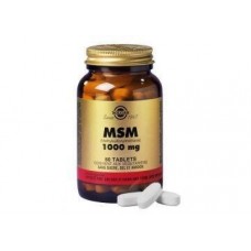 Метилсульфонилметан, MSM, Solgar, 1000 мг, 60 таблеток