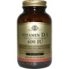 Вітамін D3, Vitamin D3, Solgar, 400 МО, 250 капсул
