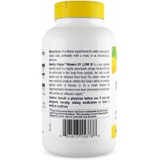 Вітамін Д3, Vitamin D3, Healthy Origins, 2000 МО, 360 капсул