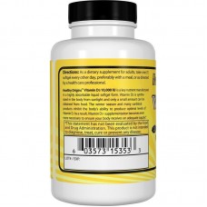 Витамин Д3, Vitamin D3, Healthy Origins, 10 000 МЕ, 120 капсул