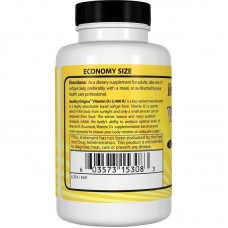 Витамин Д3, Healthy Origins, 2400 МЕ, 360 капсул
