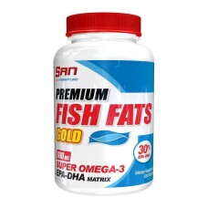 Premium Fish Fats Gold 60 softgels San