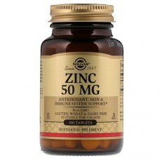 Zinc 50mg 100tablets Solgar