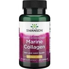 Type I Hydrolyzed Marine Collagen 400 mg 60 Caps Swanson