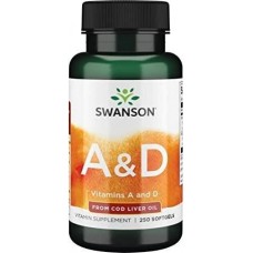Vitamins A & D 250 Sgels Swanson