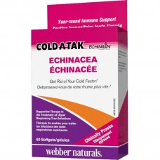 Cold-A-Tak Echinacea 60 softgels Webber Naturals
