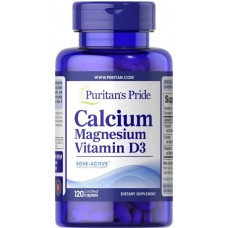 Calcium Magnesium with Vitamin D 120 tablets Puritan's Pride