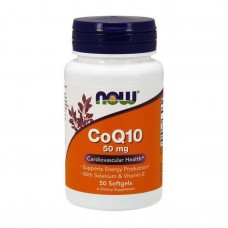 CoQ-10 50 mg 50 softgels NOW