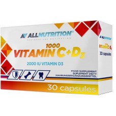 Вітамін С Vitamin C + D3 1000 30 caps