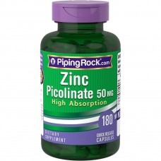 Цинк пиколинат Zinc Picolinate 50 mg 180 Capsules Piping Rock