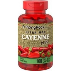 Ultra Max Cayenne Plus, 100 Capsules Piping Rock