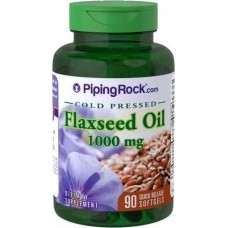 Flaxseed Oil 1000 mg 90 caps Piping Rock