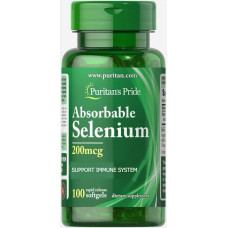 Селениум Absorbable Selenium 200 mcg 100 softgel Puritan's Pride