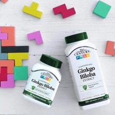 Ginkgo Biloba Extract, 60 mg 200 Veg Caps 21st Century