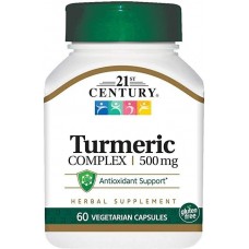 Turmeric Complex 500 mg 60 Vegetarian Capsules 21st Century