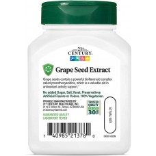 Grape Seed Extract, Standardized, 60 Vegetarian Capsules 21st Century