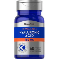 Hyaluronic Acid 100 mg 60 Quick Release Capsules Piping Rock