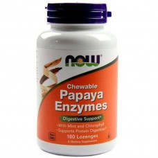 Papaya Enzymes 180 lozenges NOW