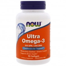 Ultra Omega 3 (500 EPA/250 DHA) 90 soft NOW