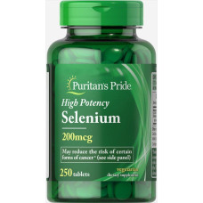 Selenium 200 mcg 250 Tablets Puritan's Pride