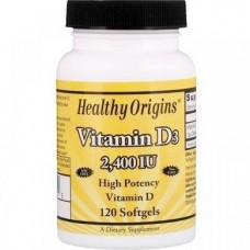 Vitamin D3 2400 IU 120 Softgels Healthy Origins